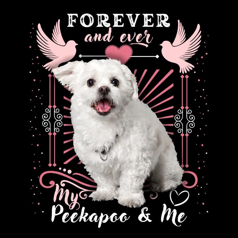 Peekapoo, Hund, Forever-Love, lustiger Spruch
