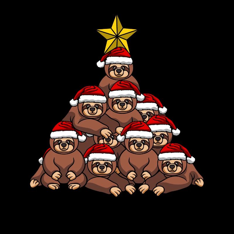 Sloth Christmas Tree