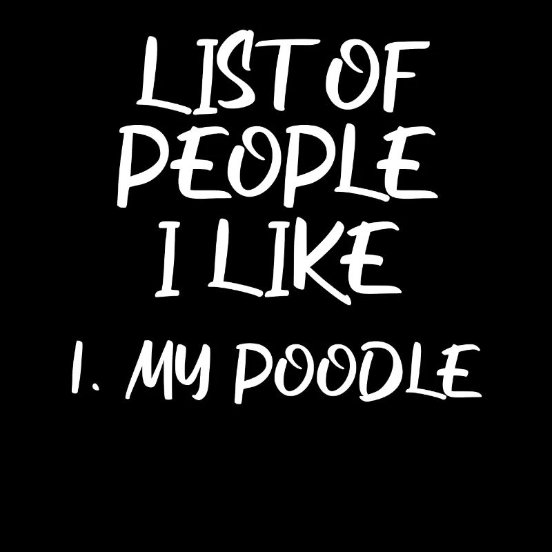 Poodle Dog Owner Gift