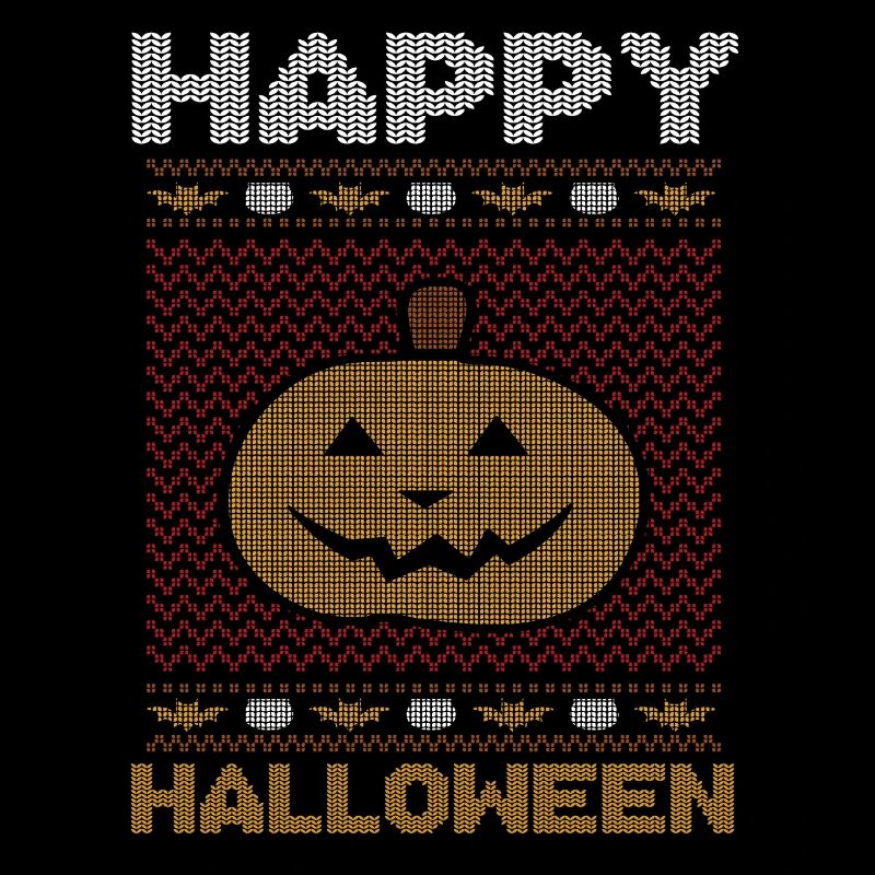 Stitch Pattern Pumpkin Happy Creature Halloween