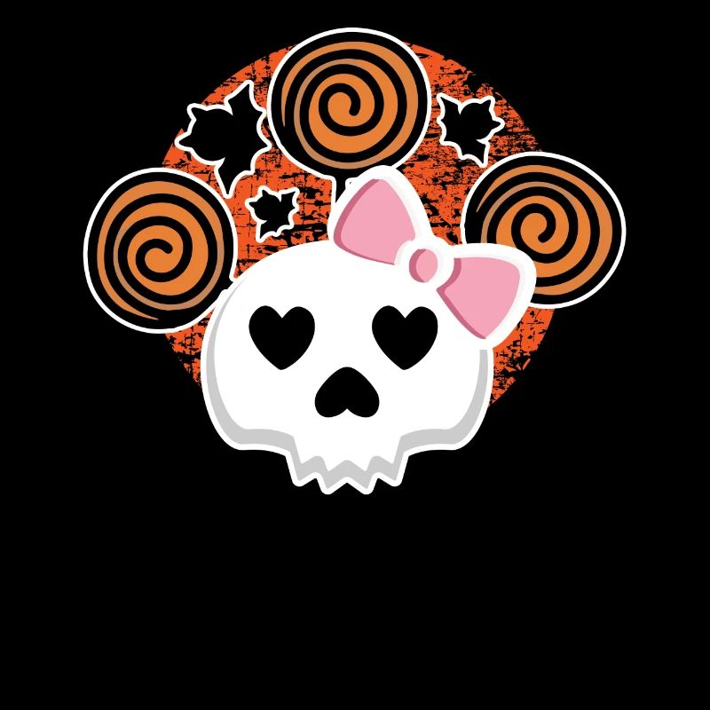 Bone Cute Skeleton Face Horror Scary Halloween
