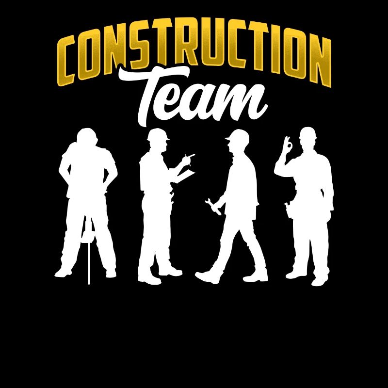 Bau Team Teamwork Baustelle Bauarbeiter
