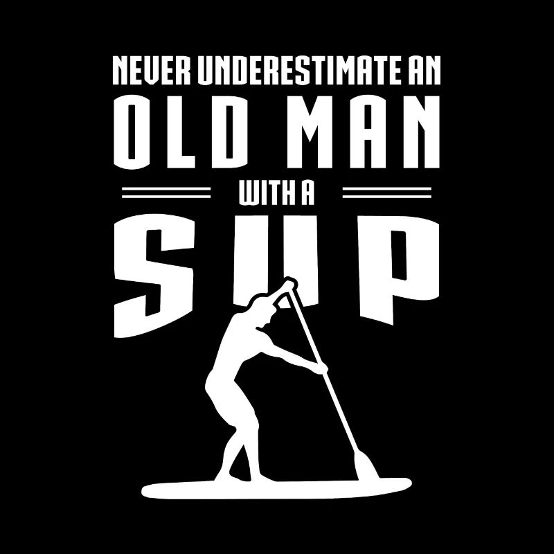 Never Underestimate An Old Man With A SUP