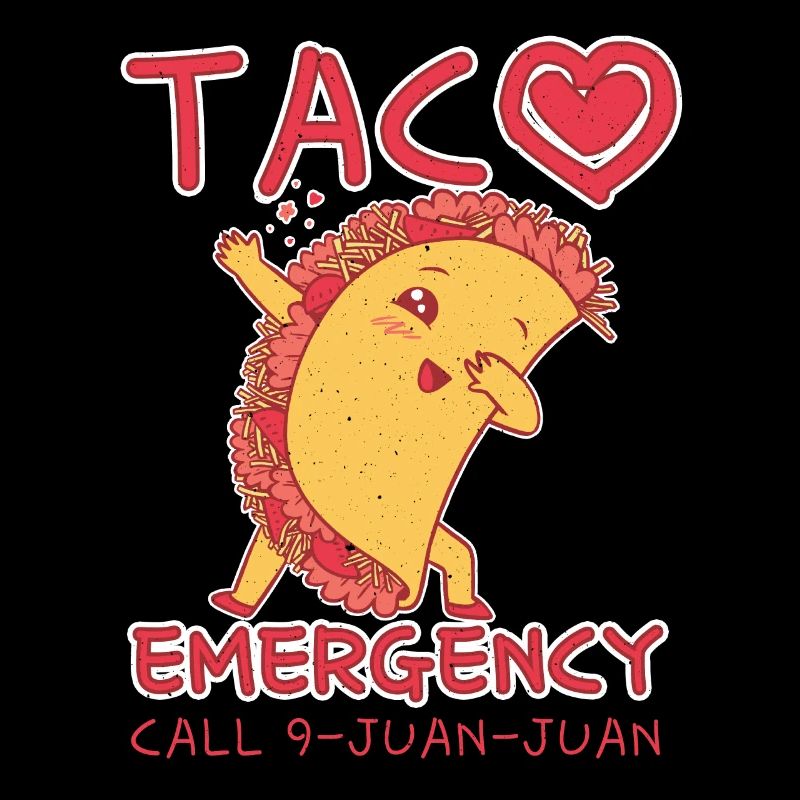 Mignon Kawaii Heart Dab Dabbing Taco Call