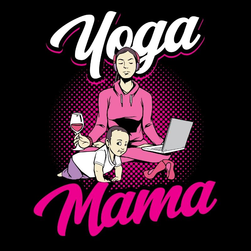 Yoga Mama Mami Hobby Mutter
