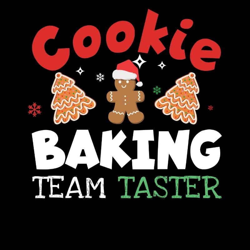 Décembre Cookie Baking Team Baker Love Christmas