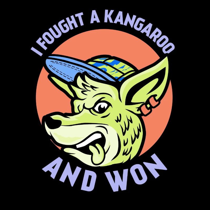 I fought with a kangaroo and won kangaroos