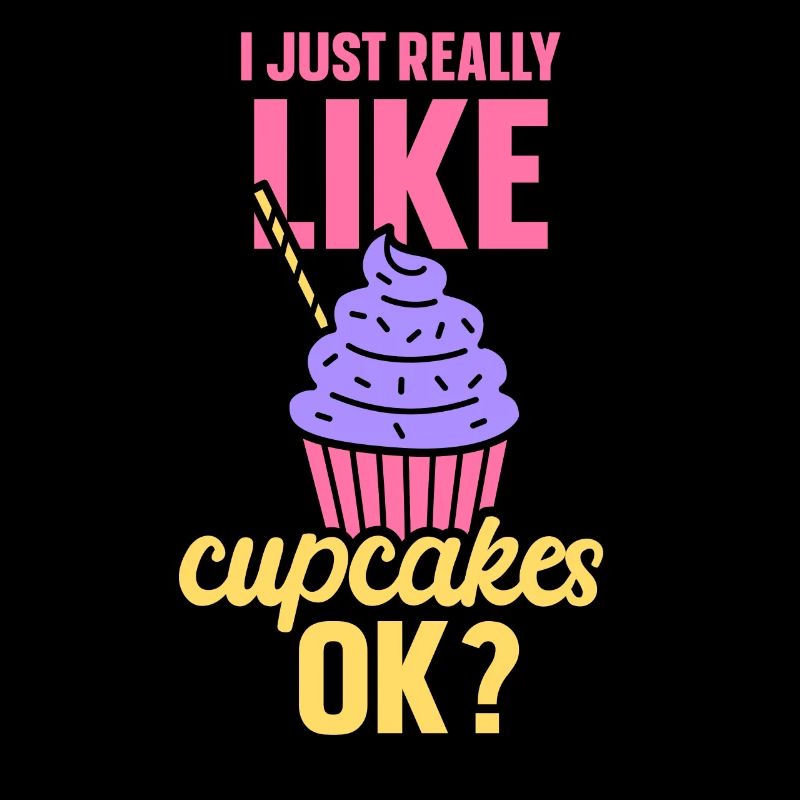 J’aime vraiment les cupcakes cupcakes sucrés