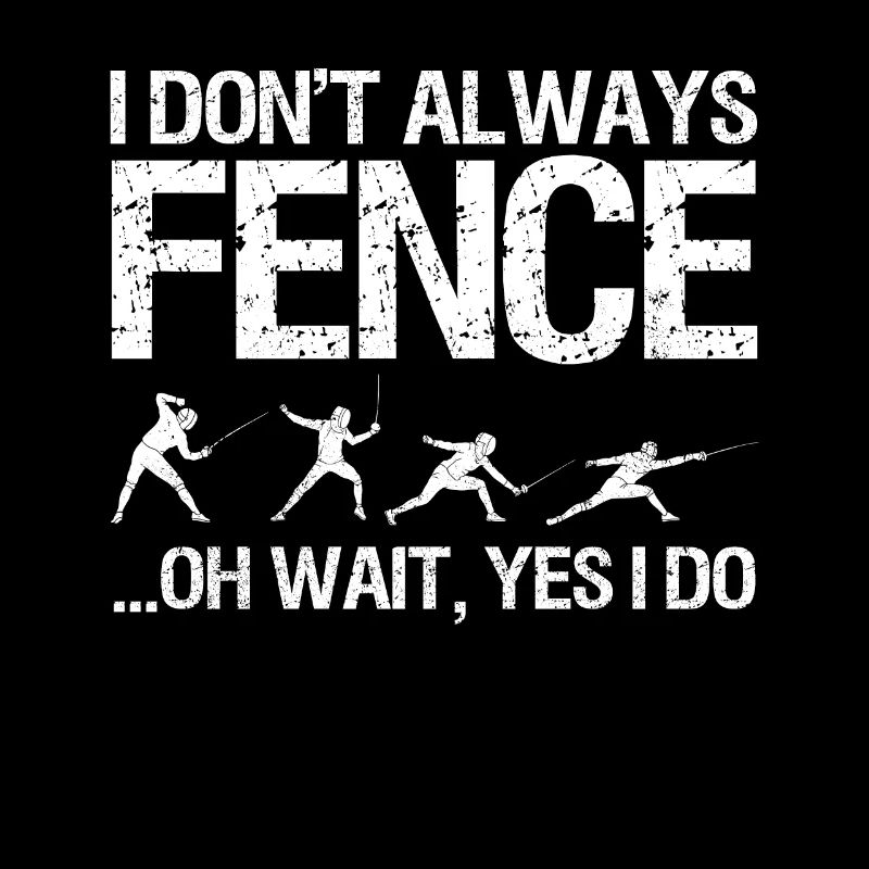 Fencing épée fencing duel gift idea
