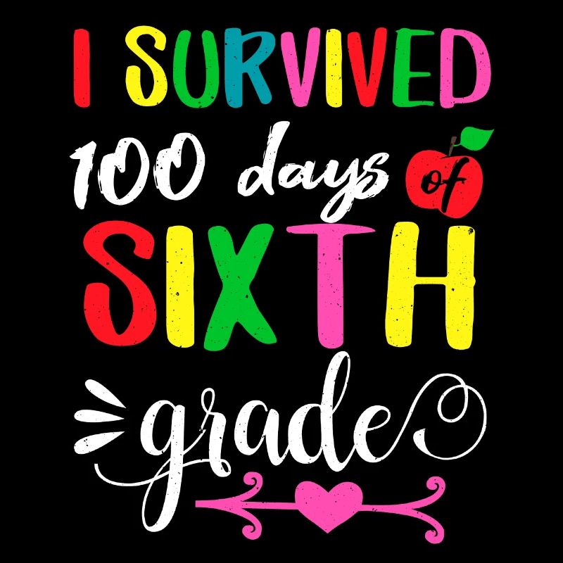 100. Tag überlebte 6. Klasse 100 Tage Schule