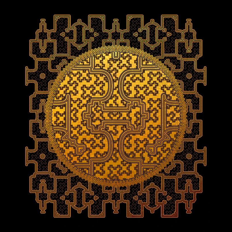 Shipibo Conibo Pattern Ayahuaska Trip