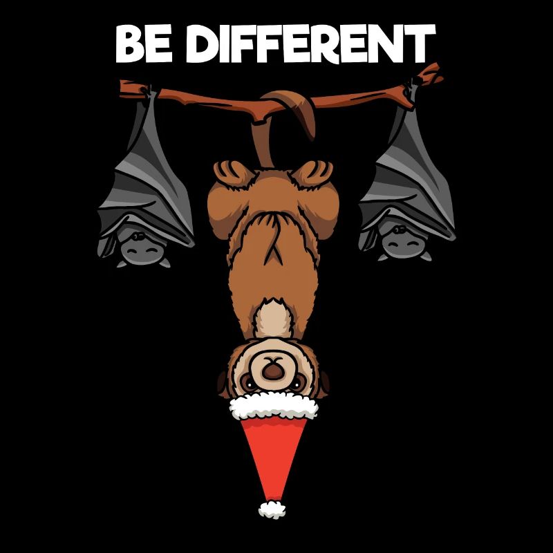 Soyez différent Suricate chauve-souris Père Noël