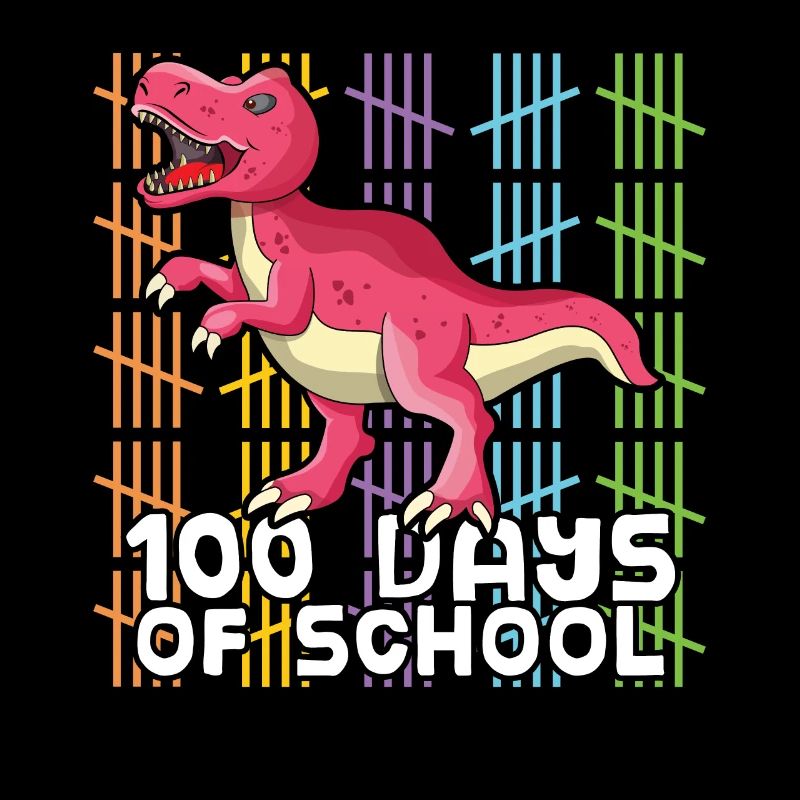 Roar School 100th Day Dinosaur 100 jours d’école