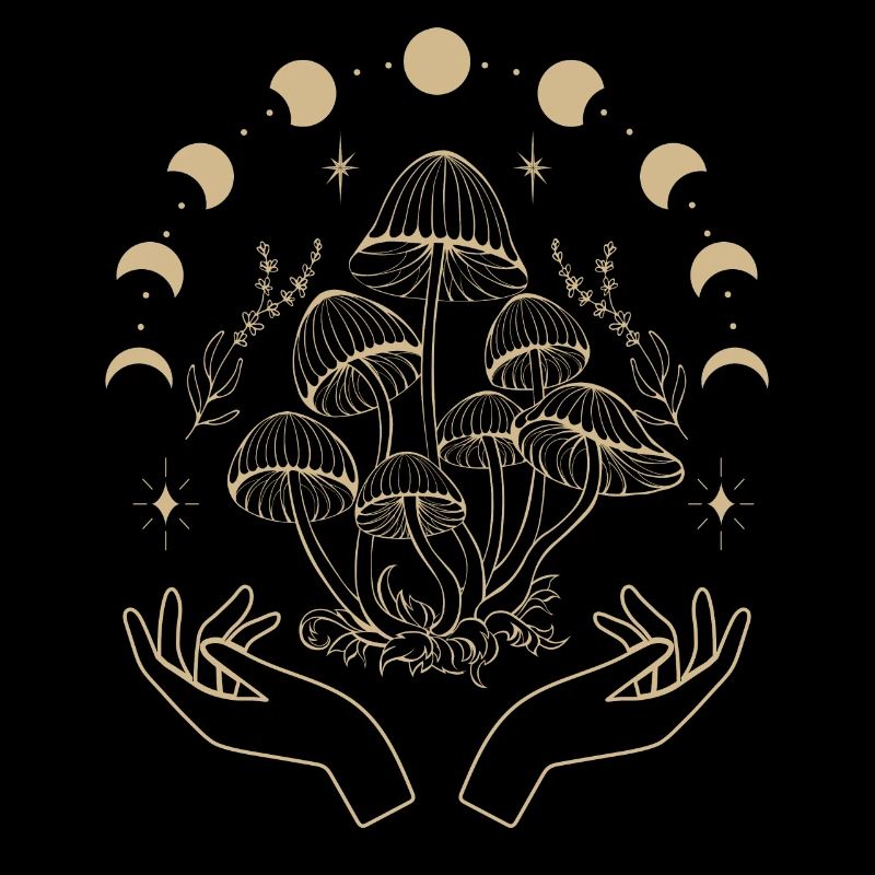 Boho Pilze & Minimalismus Goblincore Aesthetic