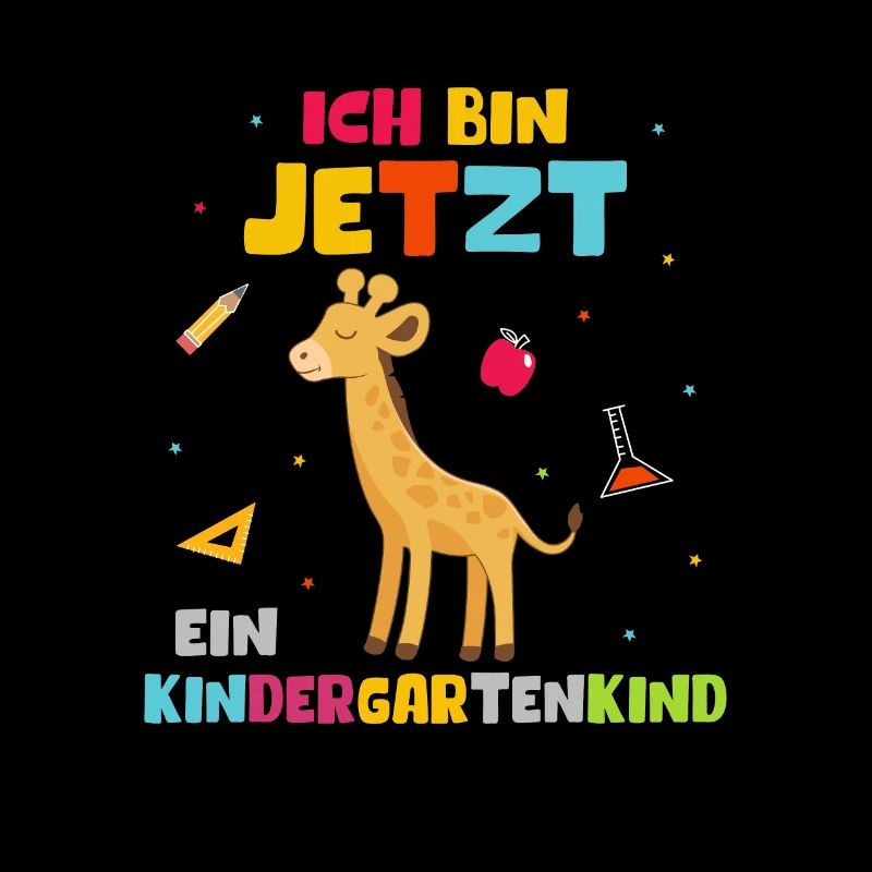 Ich bin jetzt ein Kindergartenkind Giraffe