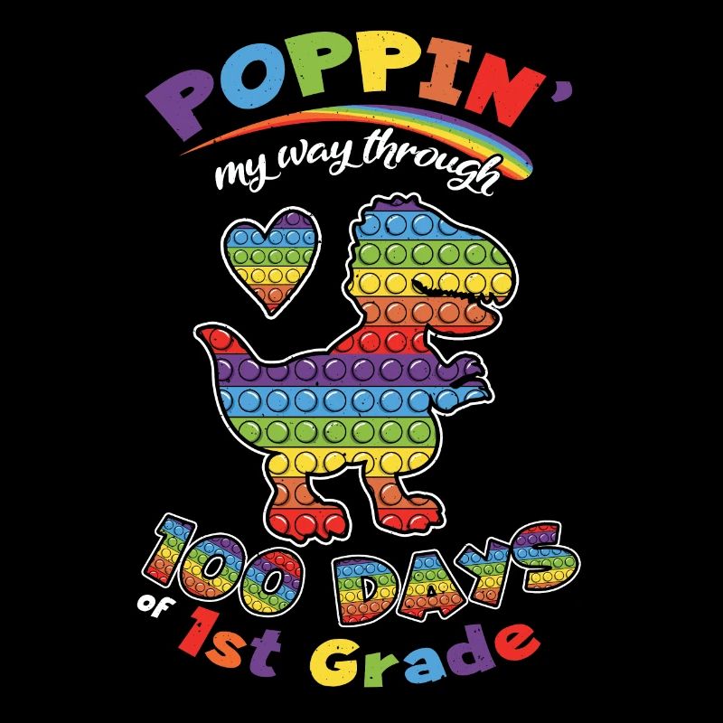 100. Tag Pop 1. Klasse 100 Tag der Schule Dinosaurier