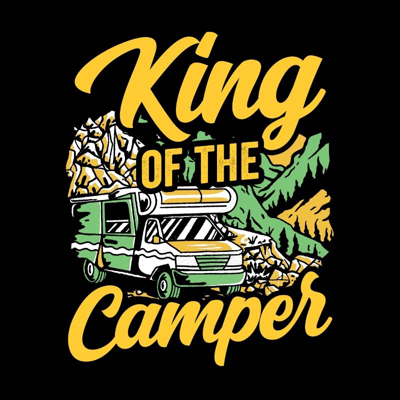 König Der Camper Campen Camping Campingplatz Camp