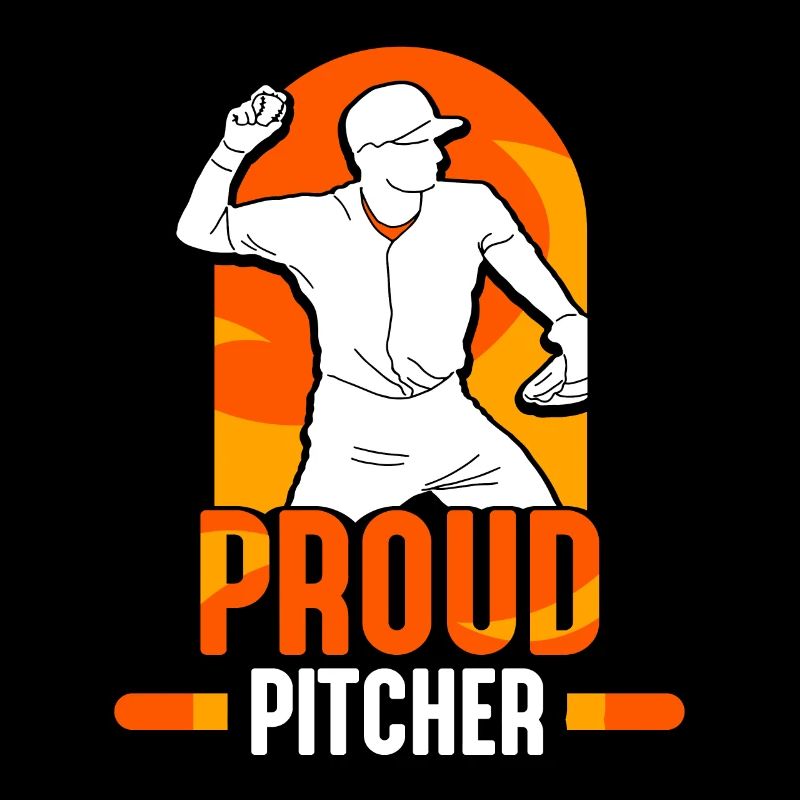 Fier lanceur de baseball lanceur amateur