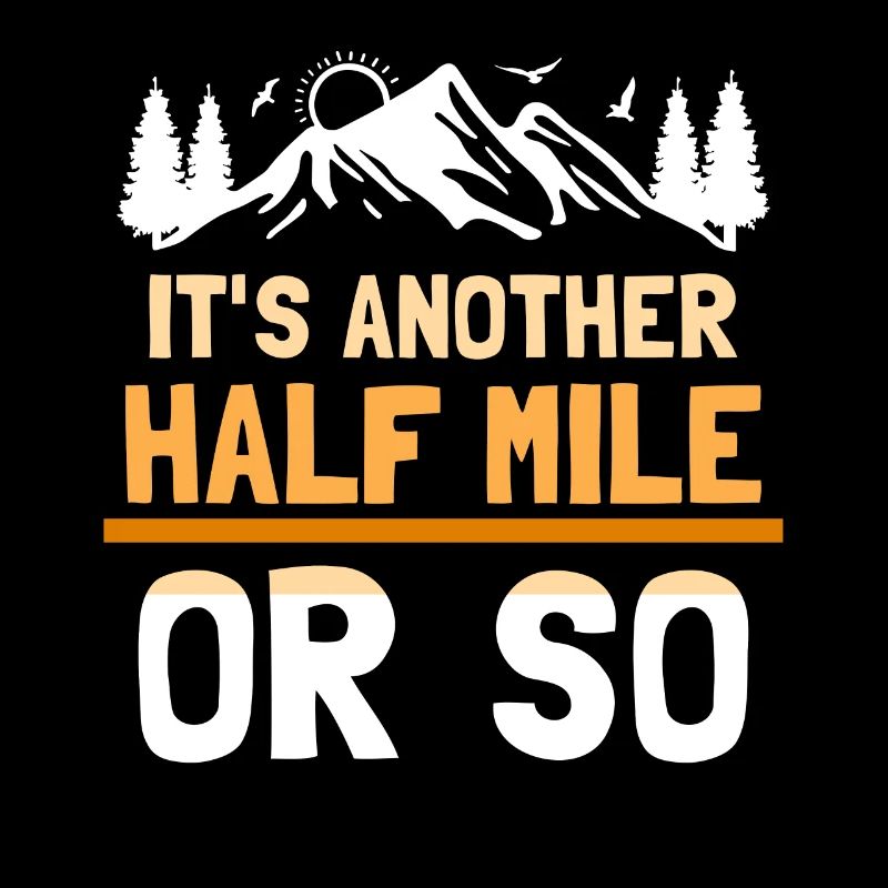 It's still half a mile or so hike