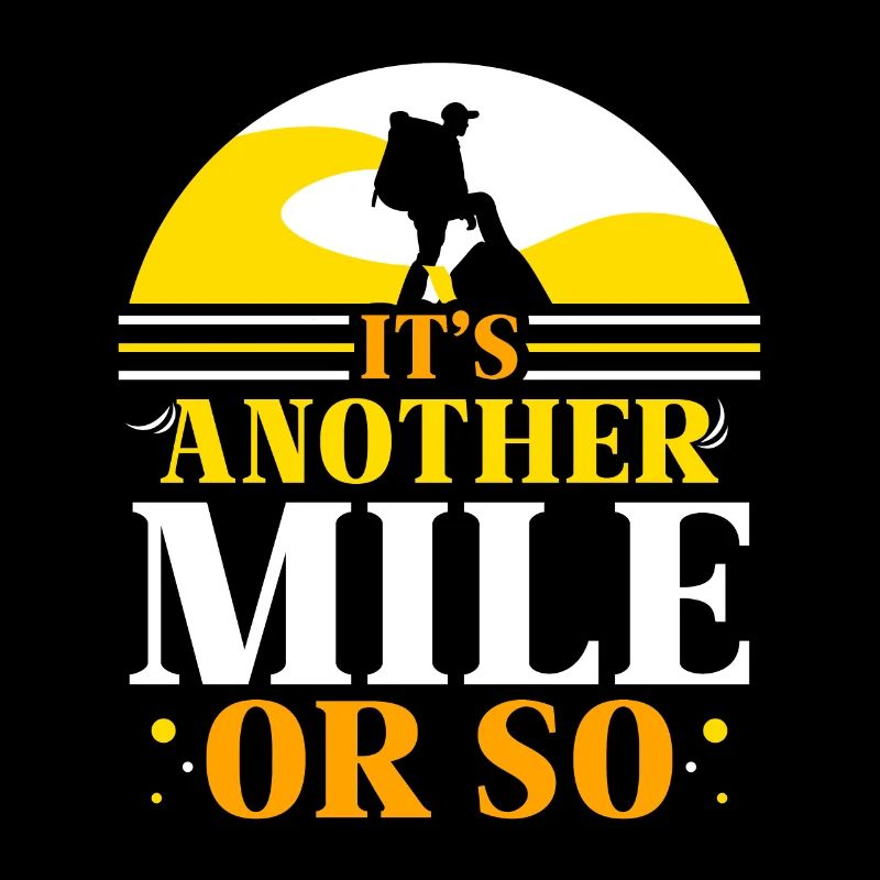 Eine Weitere Meile Oder So Halbe Meile Wanderung