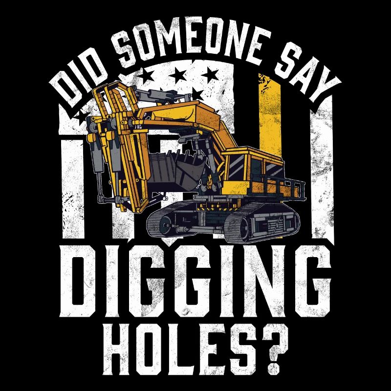 Funny construction workers & construction site excavator drivers
