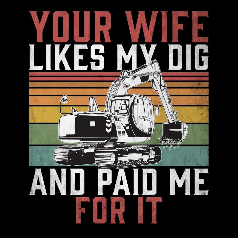 Funny construction workers & construction site excavator drivers