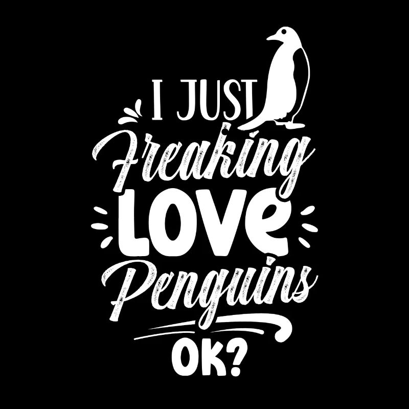 Ich Liebe Pinguine Einfach Ok Pinguin Süß Tier
