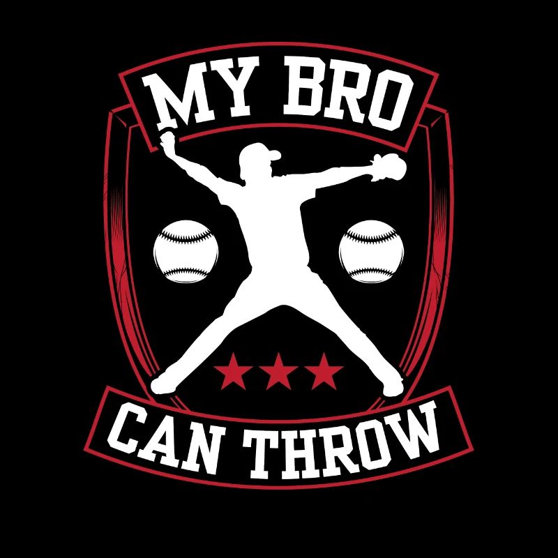 Mon frère peut lancer un lanceur de baseball