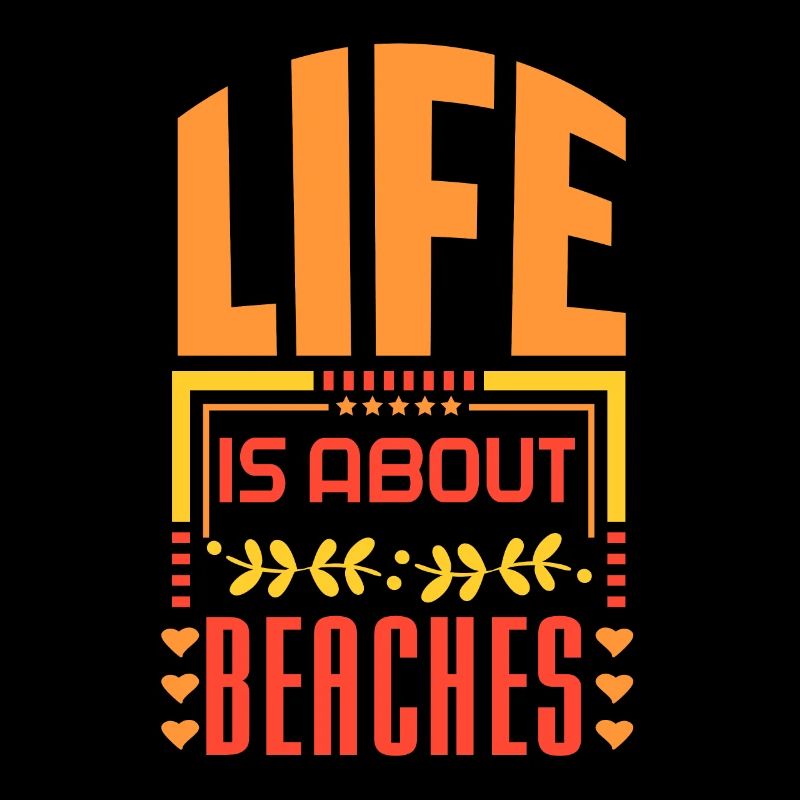 La vie se compose de plages vacances à la plage