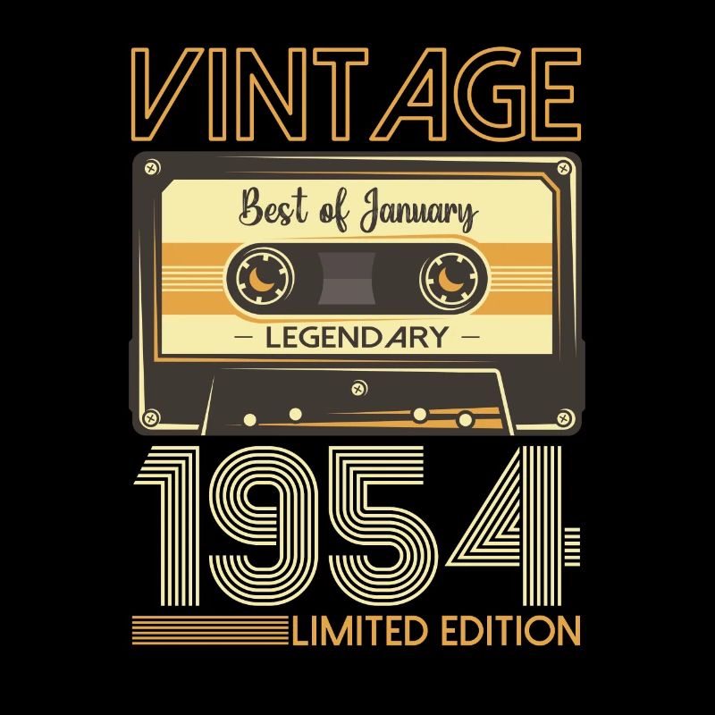 January born 1954 69th birthday gift
