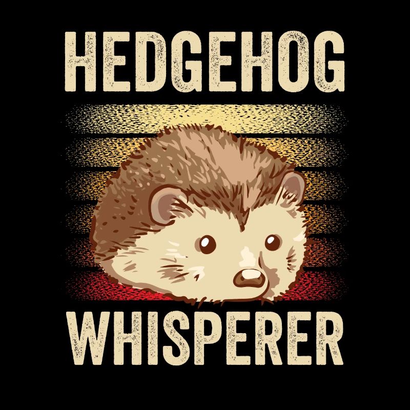 Hérisson Whisperer Mignon Pet Dictons