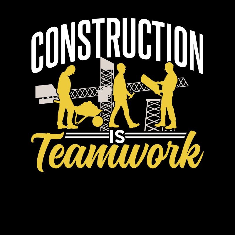 Le travail de construction est un travail d’équipe Construction de chantier Travail d’équipe