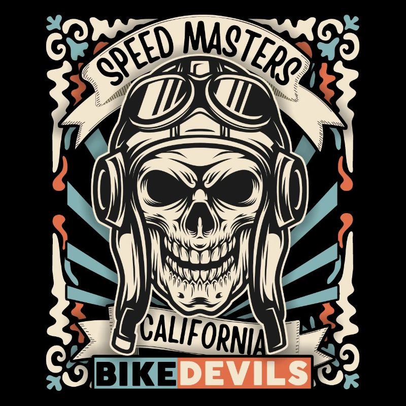 Laughing Skull, Skull, Biker Skull