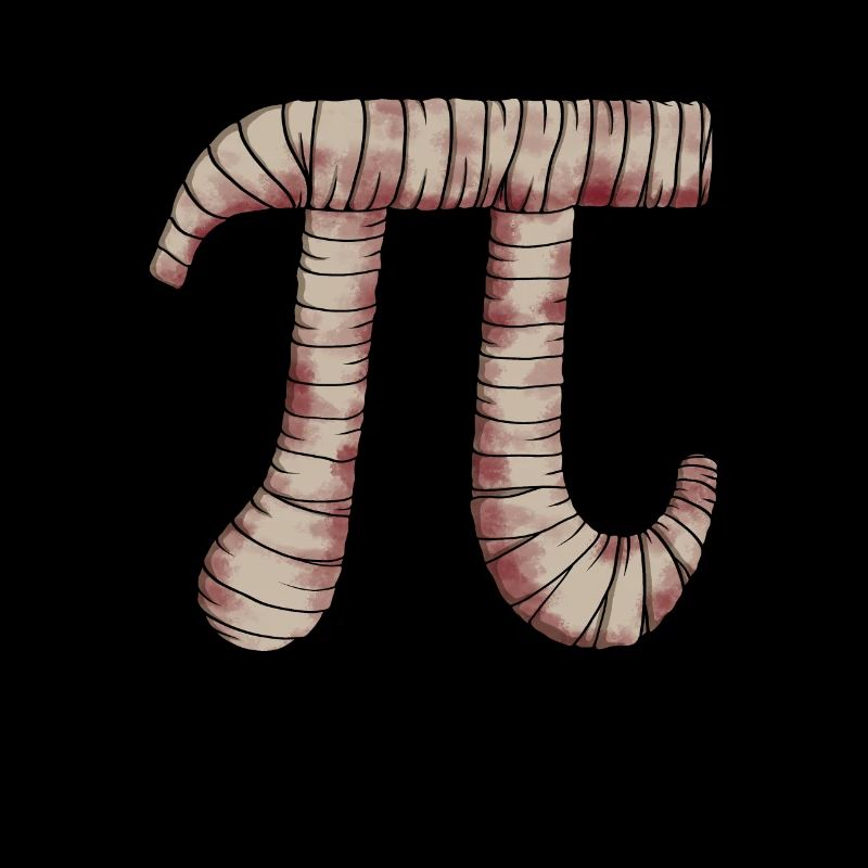 Pi Mummy - Pi Funny Math Halloween