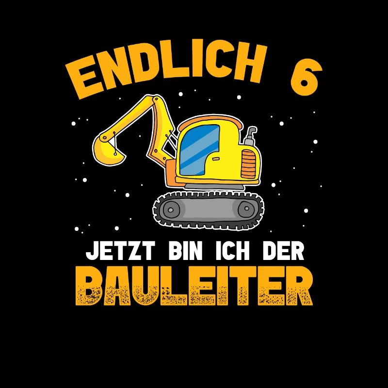 Endlich 6. Geburtstag Bagger Bauleiter