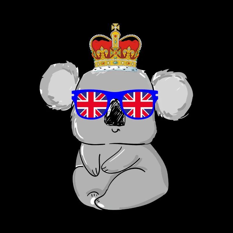Koala Queen Elizabeth II Britische Krone