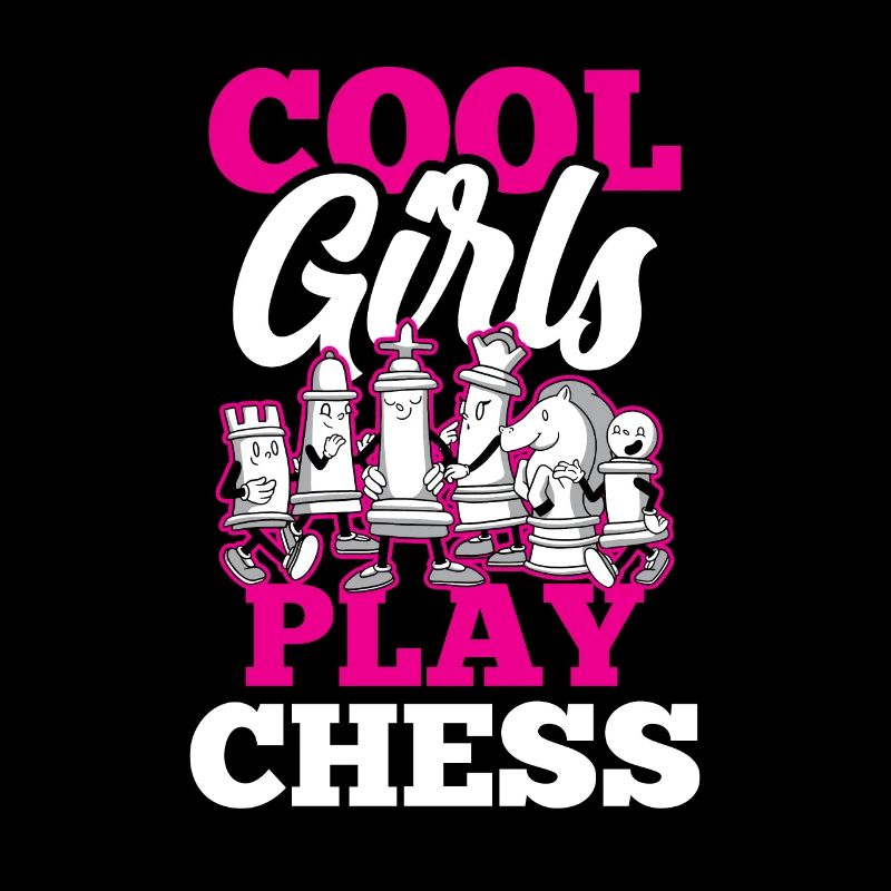 Les filles cool jouent aux échecs
