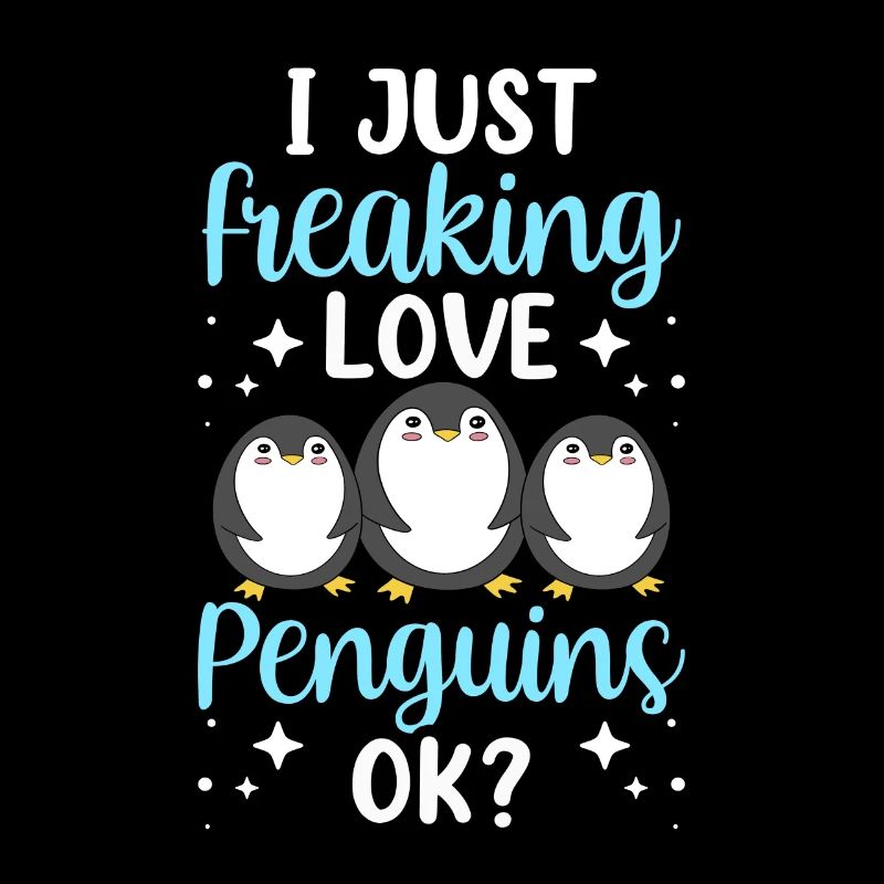 Ich Liebe Pinguine Einfach Ok Pinguin Tier Süß