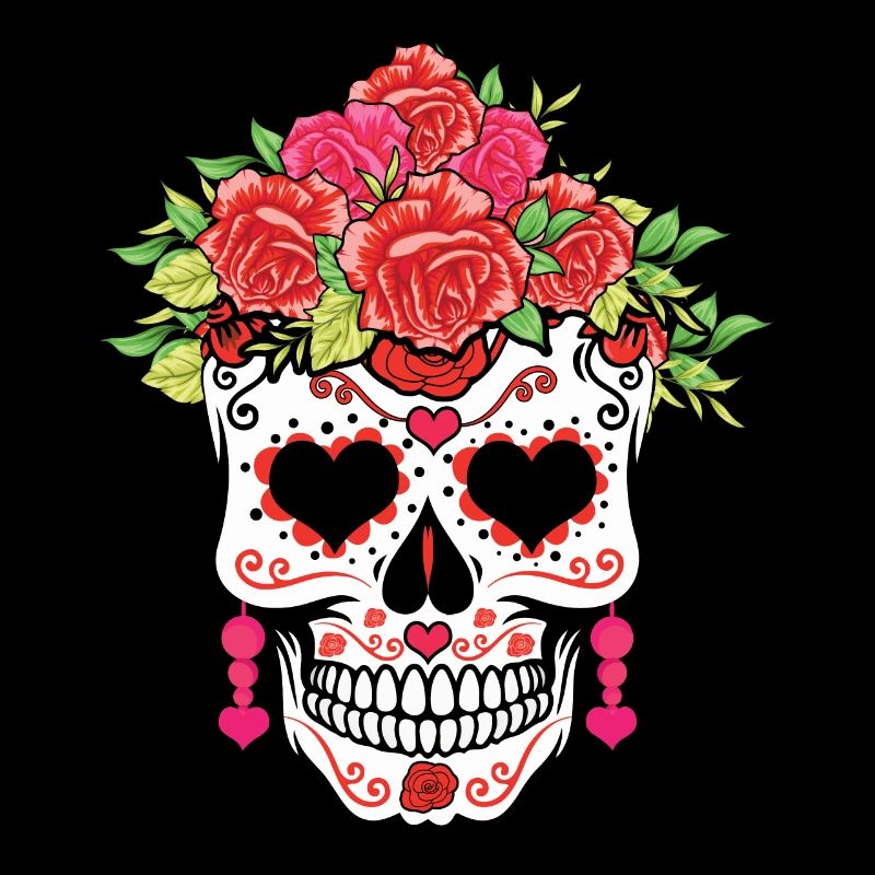 Saint-Valentin Sugar Bone Muertos Day Halloween