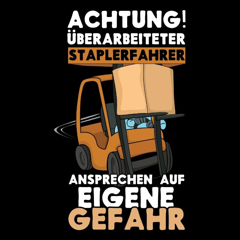Danger Forklift Driver Operator Truck Forklift