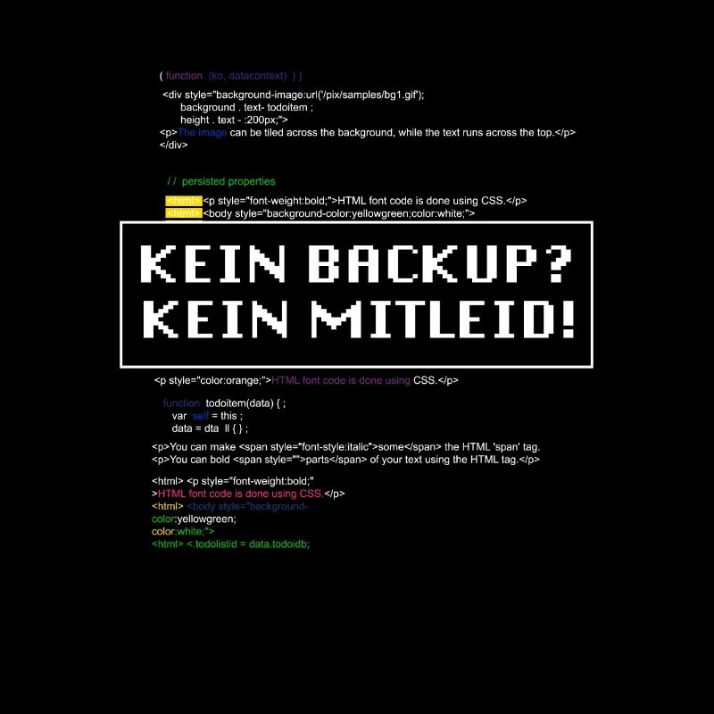 Kein Backup Kein Mitleid IT-Berater Admin