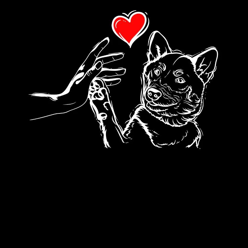 Hund Liebe Hunde High Five