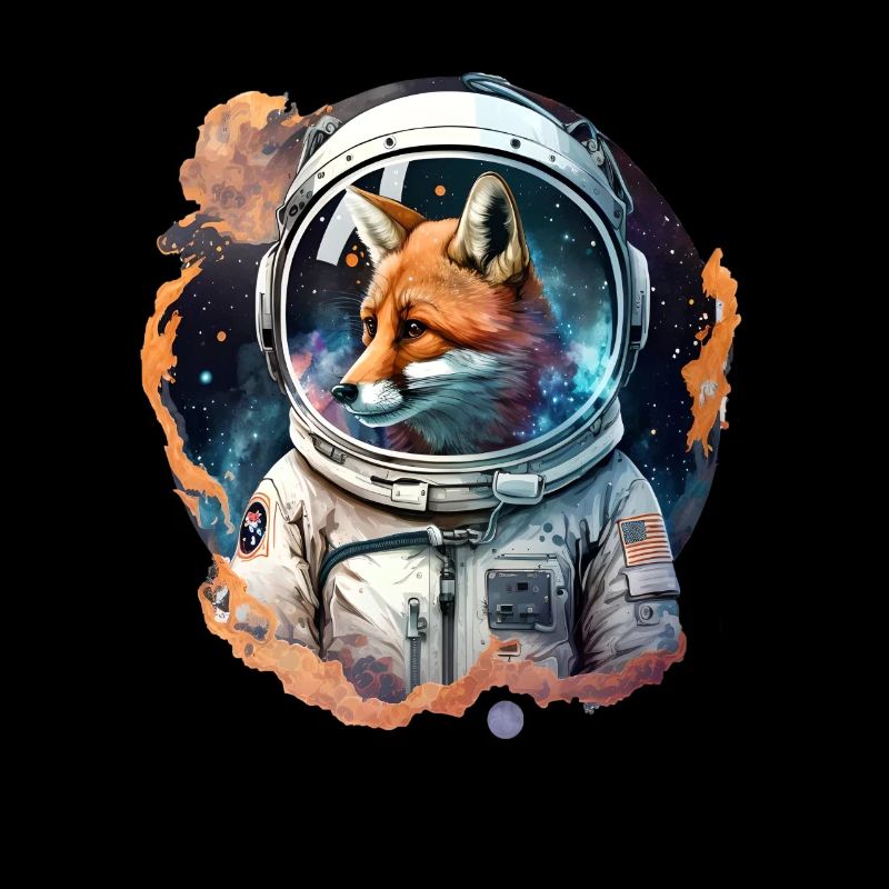 Astronaute Fox dans l’espace