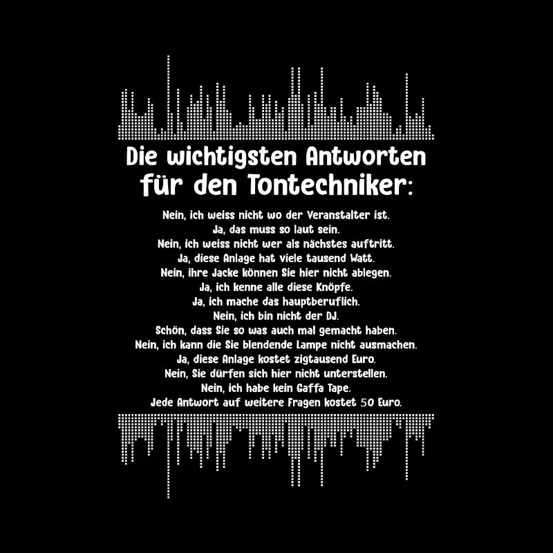 Antworten Der Tontechniker Tontechnik Schallwelle