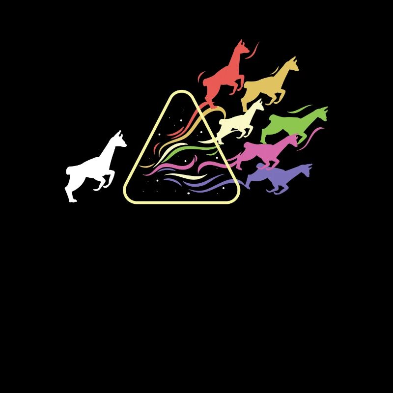 Lama Prism Rainbow Light Physique Drôle