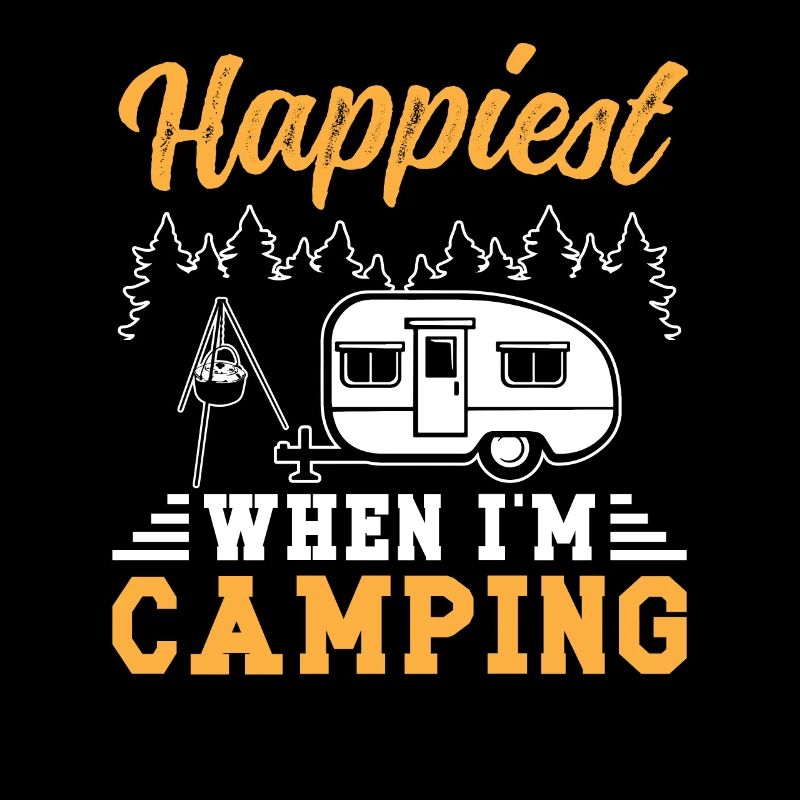 Le plus heureux je suis en camping