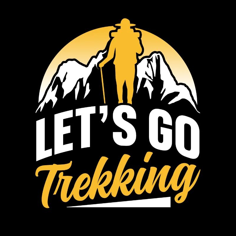 Let's go trekking hiking lovers hikers
