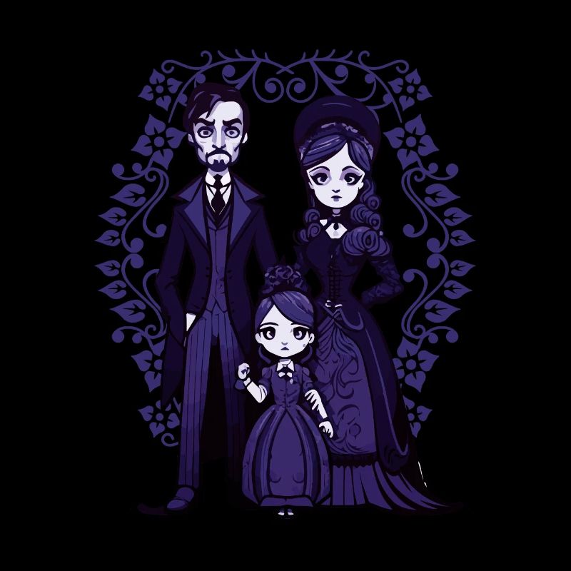 Victorian Goth Family - Gothic