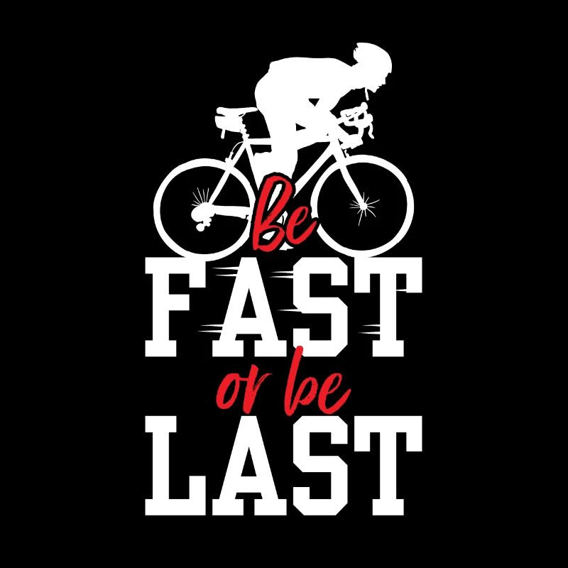 Soyez rapide ou soyez le dernier cycliste de course cycliste