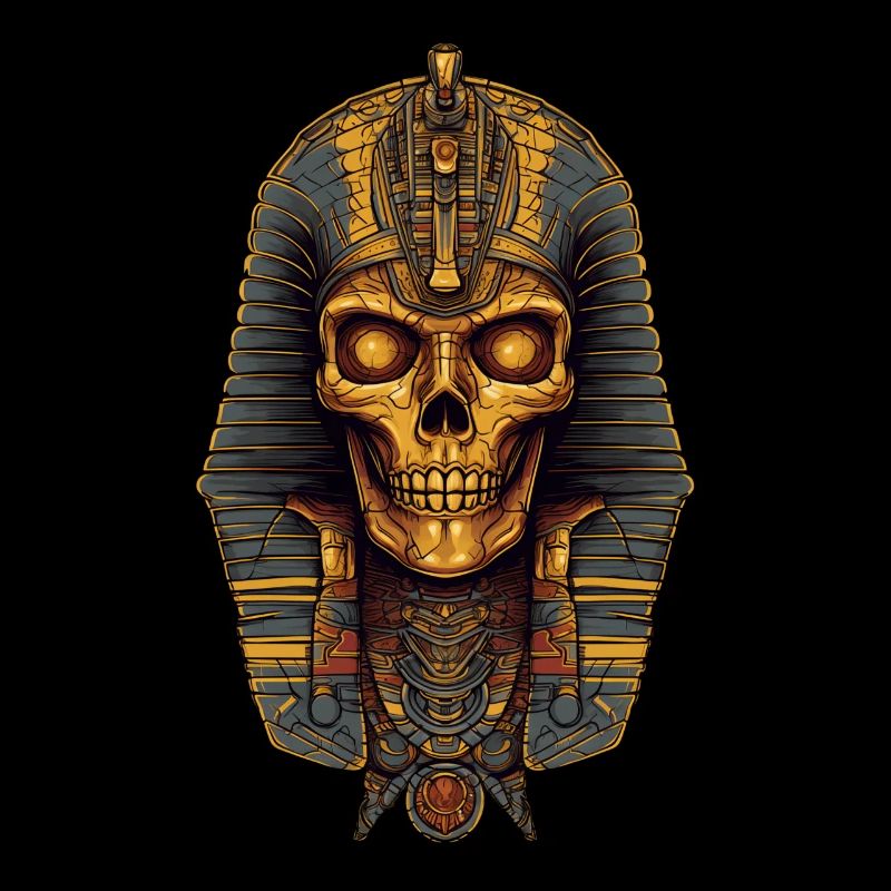 Pharaon Egypte Crâne Death Mask Cadeau